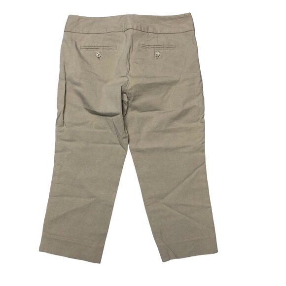 The Limited Capri Womens Size 8 Tan Stretch Front and Back Pockets Casual Travel - Picture 3 of 6